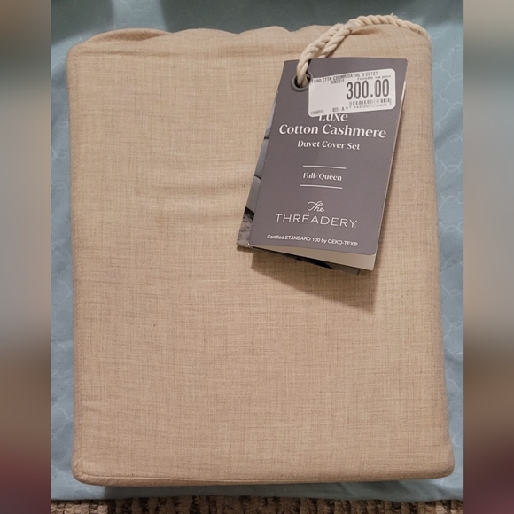 The Threadery (FULL/QUEEN)- Luxe Cotton Cashmere Duvet Cover Set NEW - Picture 2 of 11